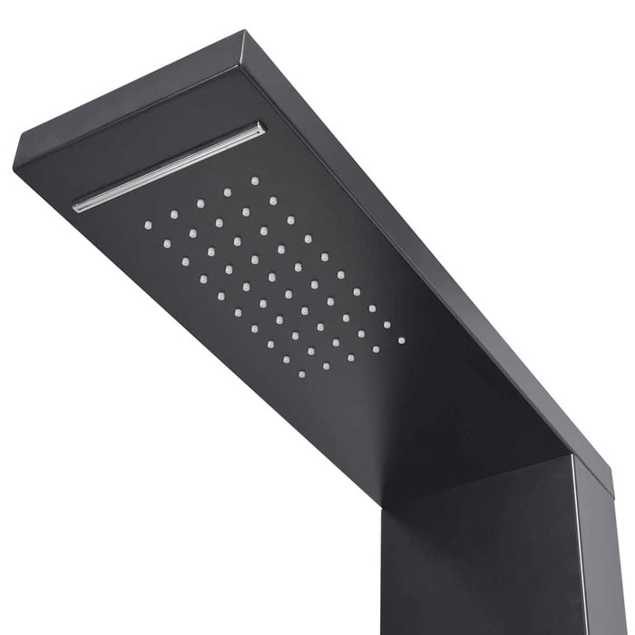 Sistem panel de duș din aluminiu, negru mat - WALTI WALTI