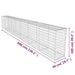 Perete gabion cu capac, 600 x 50 x 100 cm, oțel galvanizat - WALTI WALTI