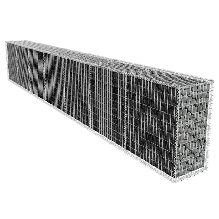 Perete gabion cu capac, 600 x 50 x 100 cm, oțel galvanizat - WALTI WALTI