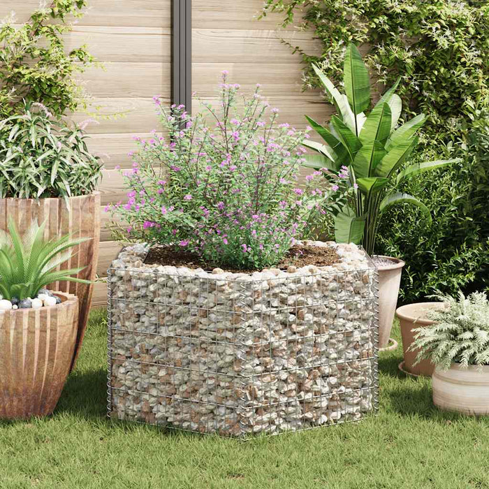 Strat înălțat gabion hexagonal, 100 x 90 x 50 cm - WALTI WALTI
