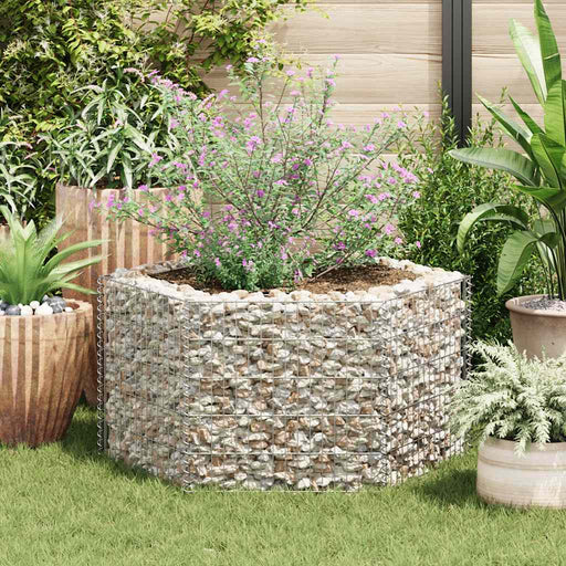 Strat înălțat gabion hexagonal, 100 x 90 x 50 cm - WALTI WALTI