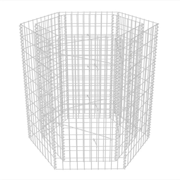 Strat înălțat gabion hexagonal, 100 x 90 x 100 cm - WALTI WALTI