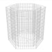 Strat înălțat gabion hexagonal, 100 x 90 x 100 cm - WALTI WALTI