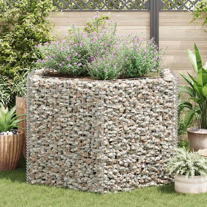 Strat înălțat gabion hexagonal, 160 x 140 x 100 cm - WALTI WALTI