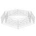 Strat înălțat gabion hexagonal, 200 x 173 x 40 cm - WALTI WALTI