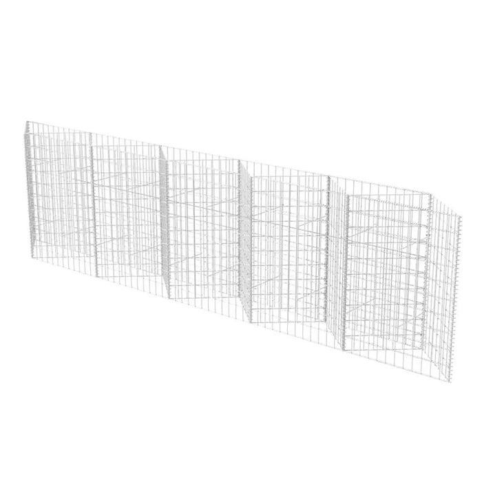 Coș gabion, 300 x 30 x 100 cm, oțel galvanizat - WALTI WALTI