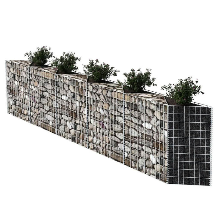 Coș gabion, 300 x 30 x 100 cm, oțel galvanizat - WALTI WALTI