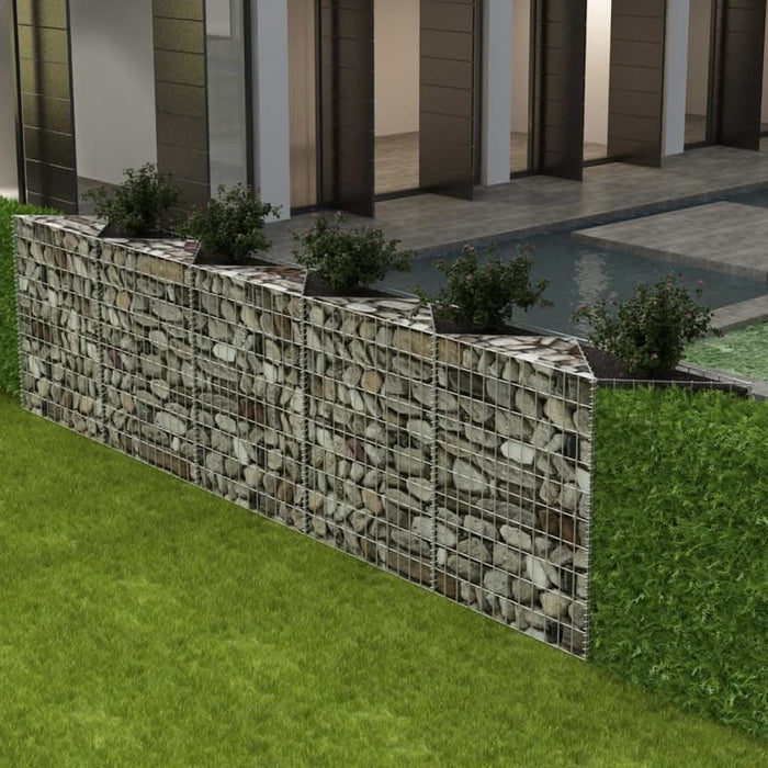 Coș gabion, 300 x 30 x 100 cm, oțel galvanizat - WALTI WALTI