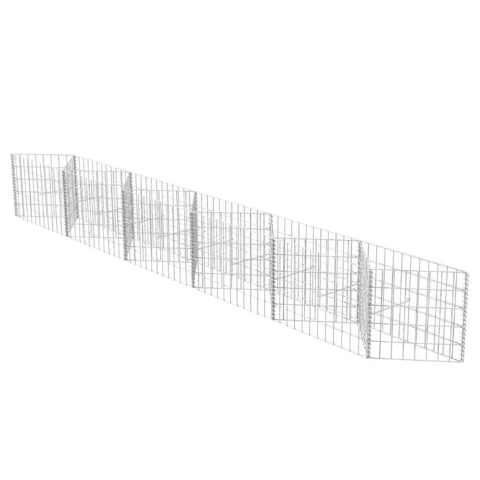Coș gabion, 300 x 30 x 50 cm, oțel galvanizat - WALTI WALTI