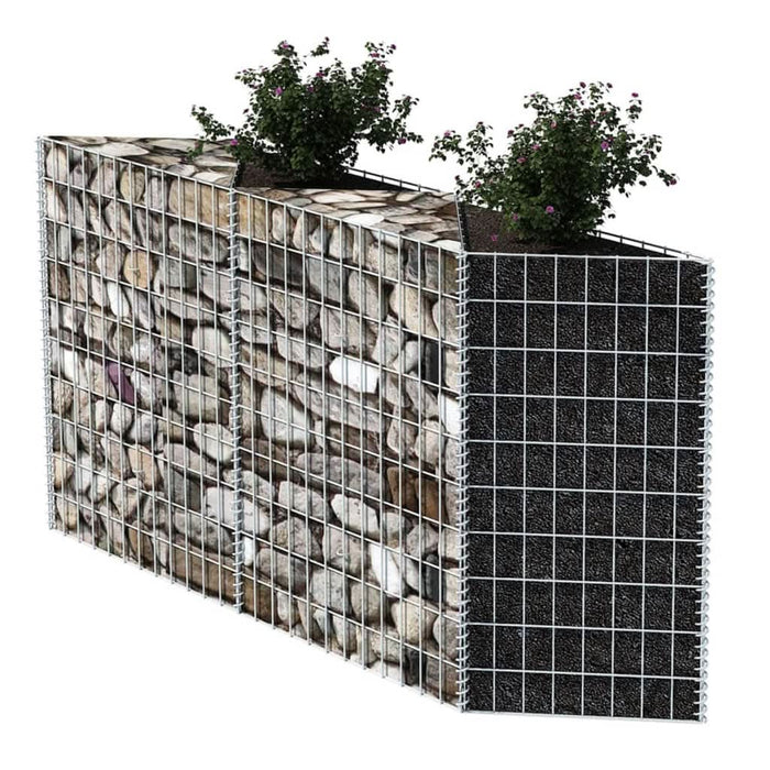 Coș gabion, 120 x 30 x 100 cm, oțel galvanizat - WALTI WALTI