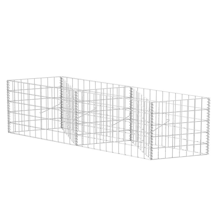 Coș gabion, 120 x 30 x 50 cm, oțel galvanizat - WALTI WALTI