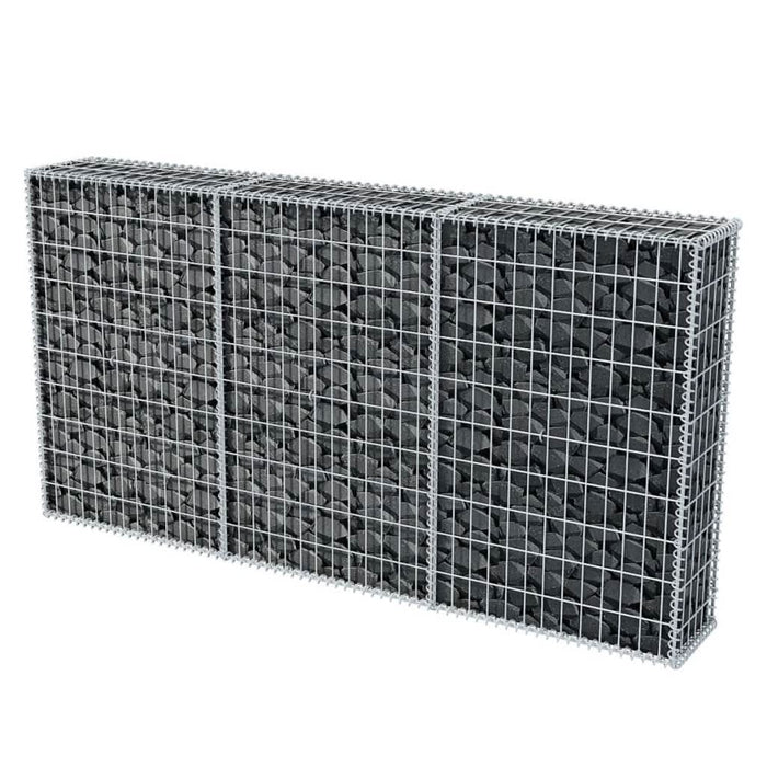 Coș gabion, 200 x 30 x 100 cm, oțel galvanizat - WALTI WALTI