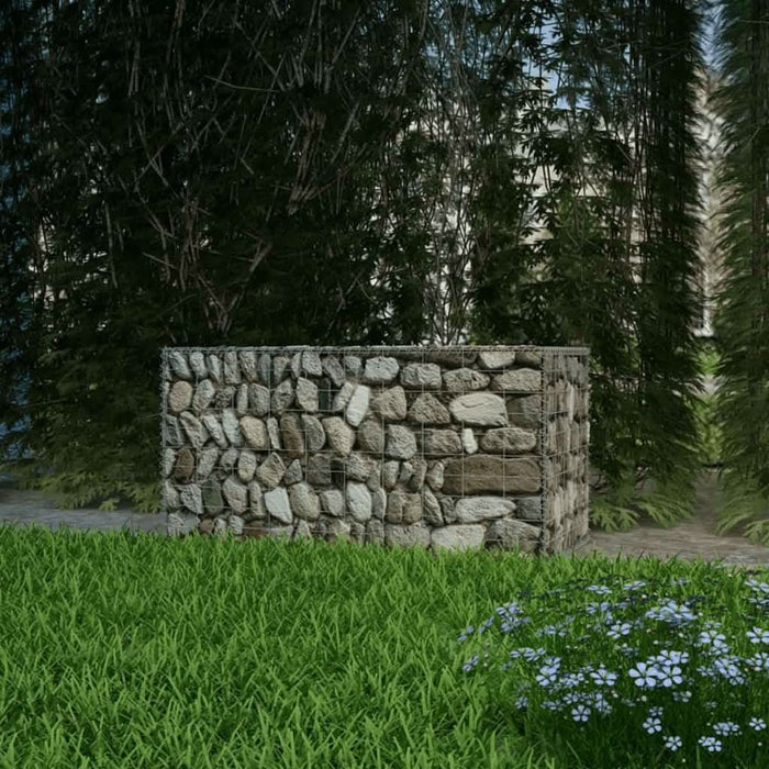 Coș gabion, 100 x 50 x 50 cm, oțel galvanizat - WALTI WALTI
