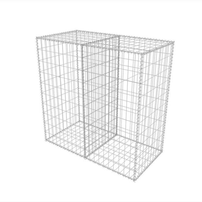 Coș gabion, 100 x 50 x 100 cm, oțel galvanizat - WALTI WALTI