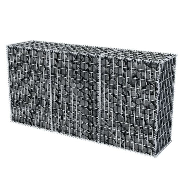 Coș gabion, 200 x 50 x 100 cm, oțel galvanizat - WALTI WALTI