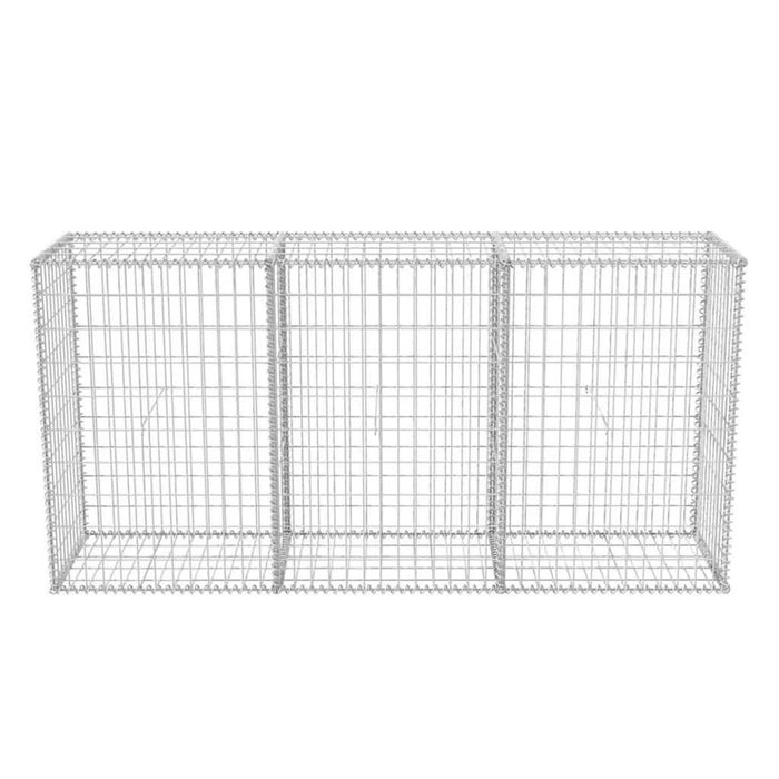 Coș gabion, 200 x 50 x 100 cm, oțel galvanizat - WALTI WALTI
