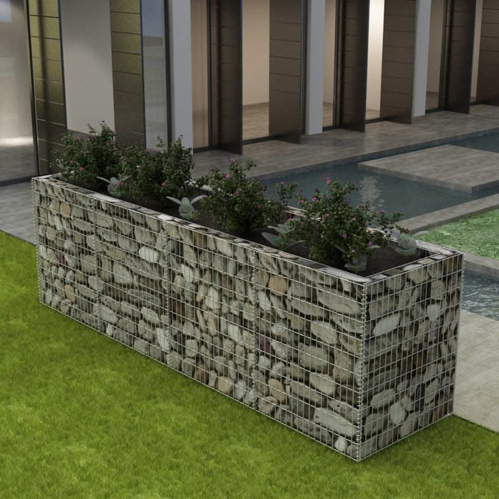 Strat înălțat gabion, 360 x 90 x 100 cm, oțel - WALTI WALTI