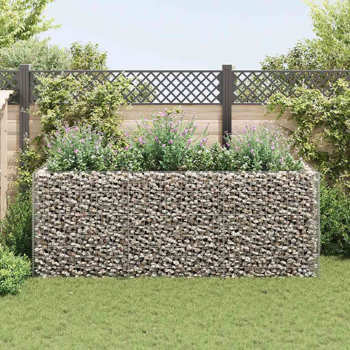 Strat înălțat gabion, 270 x 90 x 100 cm, oțel - WALTI WALTI