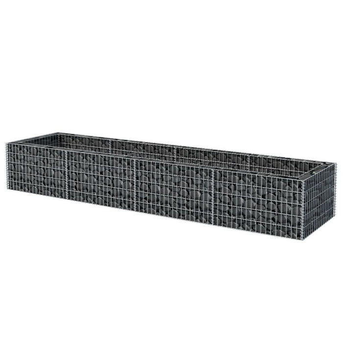 Strat înălțat gabion, 360 x 90 x 50 cm, oțel - WALTI WALTI