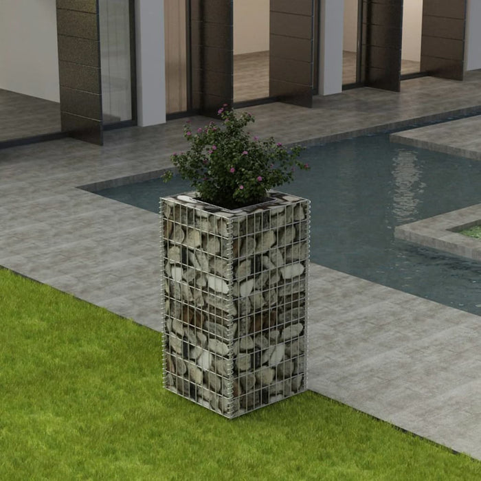 Strat înălțat gabion, 50 x 50 x 100 cm, oțel - WALTI WALTI