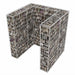 Gabion unic îngrădire pubelă, oțel, 110 x 100 x 120 cm - WALTI WALTI