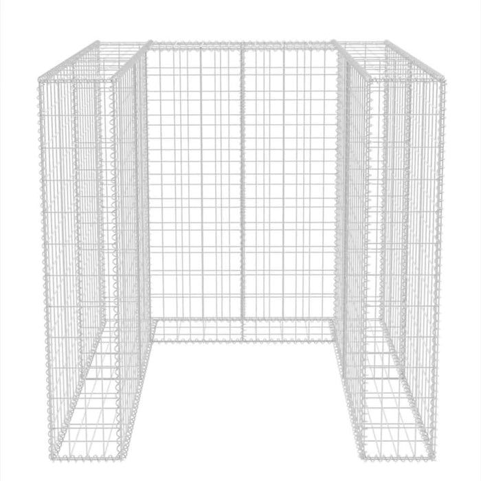 Gabion unic îngrădire pubelă, oțel, 110 x 100 x 120 cm - WALTI WALTI