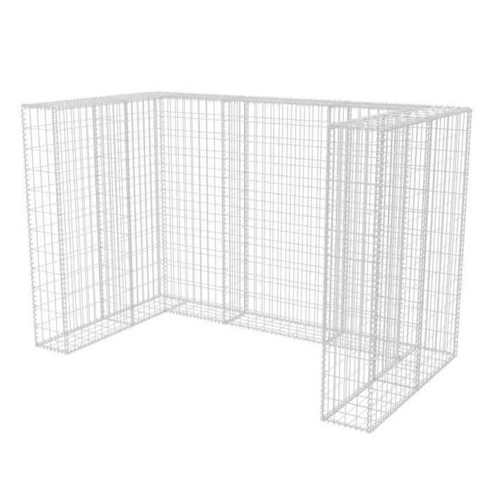 Gabion dublu îngrădire pubelă, oțel, 180 x 100 x 120 cm - WALTI WALTI