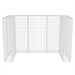 Gabion dublu îngrădire pubelă, oțel, 180 x 100 x 120 cm - WALTI WALTI