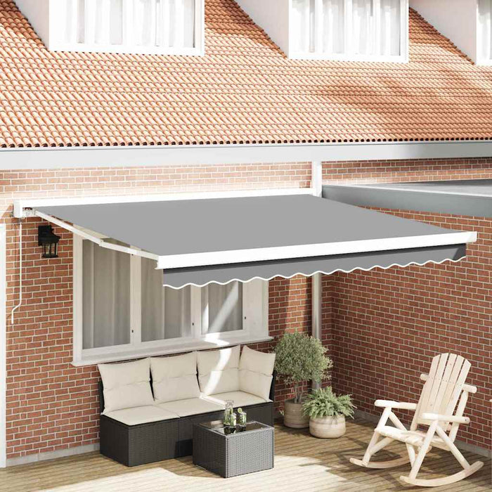 Cadru de copertină Alb 300 x 250 cm Aluminiu WALTI