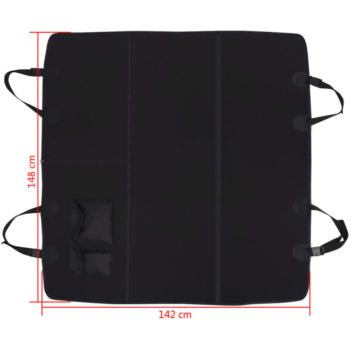 Husă scaun auto spate pentru animale, negru, 148x142 cm - WALTI WALTI