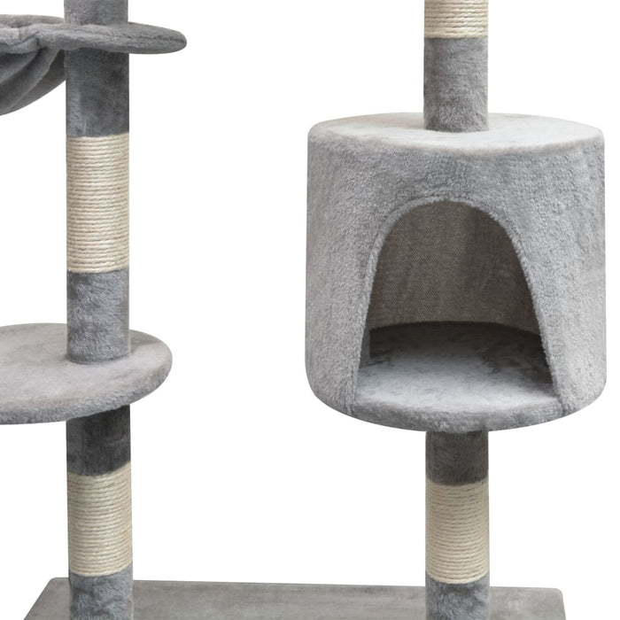 Ansamblu pentru pisici cu funie de sisal, 125 cm, gri - WALTI WALTI
