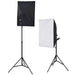 Kit studio foto: 5 fundaluri colorate și 2 softbox-uri - WALTI WALTI