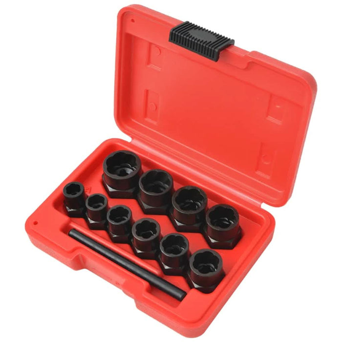 Set extractor șuruburi și piulițe deteriorate din oțel, 11 piese - WALTI WALTI