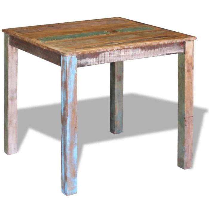 Masă de bucătărie, 80x82x76 cm, lemn masiv reciclat - WALTI WALTI