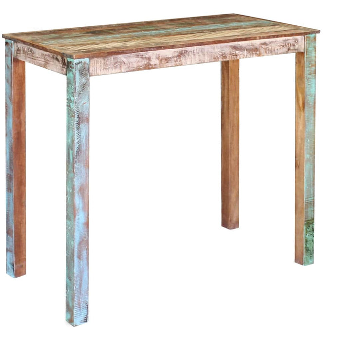 Masă de bar, 115x60x107 cm, lemn masiv reciclat WALTI