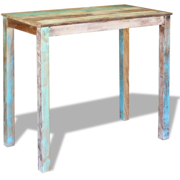 Masă de bar, 115x60x107 cm, lemn masiv reciclat WALTI