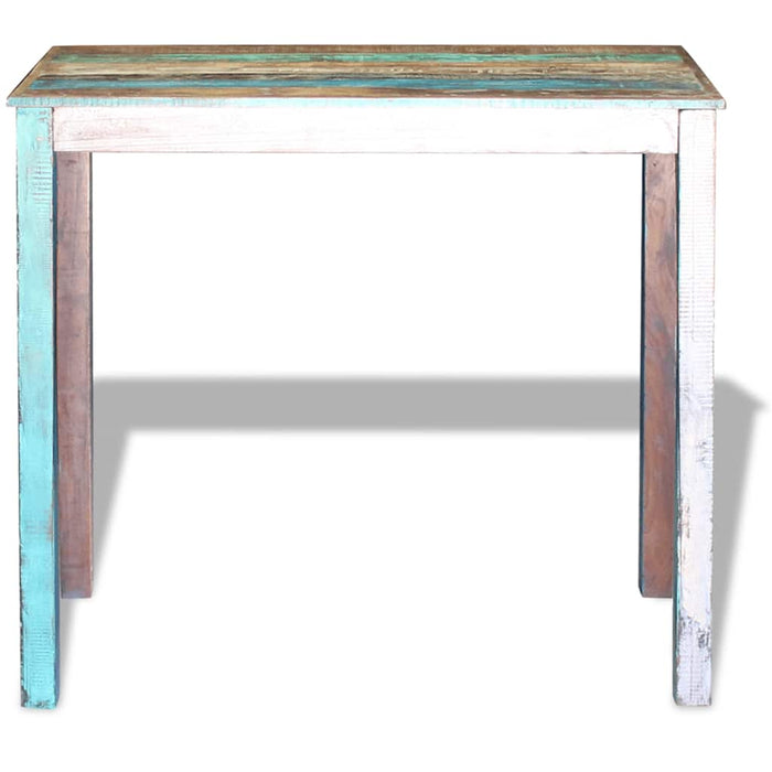 Masă de bar, 115x60x107 cm, lemn masiv reciclat WALTI