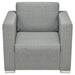 Fotoliu, gri deschis, material textil - WALTI WALTI