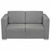 Canapea cu 2 locuri, gri deschis, material textil - WALTI WALTI