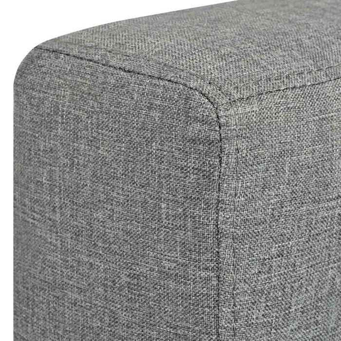 Canapea cu 2 locuri, gri deschis, material textil - WALTI WALTI