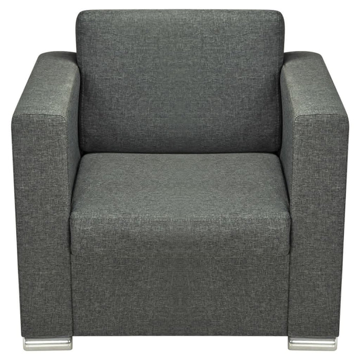 Fotoliu, gri închis, material textil - WALTI WALTI