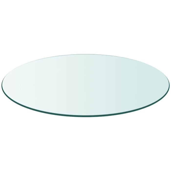 Blat masă din sticlă securizată rotund 80 cm WALTI