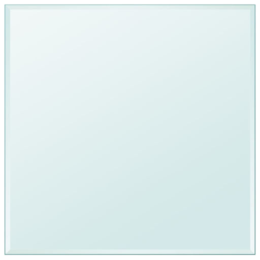 Blat de masă din sticlă securizată pătrat 800 x 800 mm - WALTI WALTI
