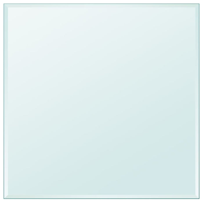 Blat de masă din sticlă securizată pătrat 800 x 800 mm - WALTI WALTI