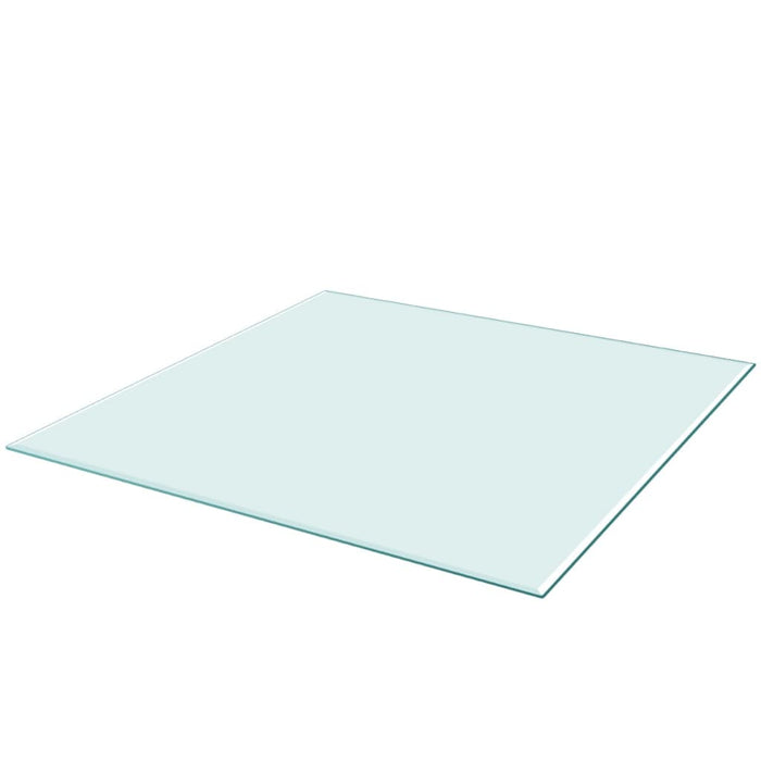 Blat de masă din sticlă securizată pătrat 800 x 800 mm - WALTI WALTI