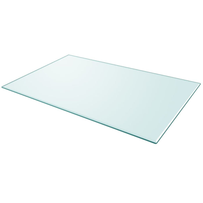 Blat de masă, sticlă securizată, dreptunghiular, 1000 x 620 mm - WALTI WALTI