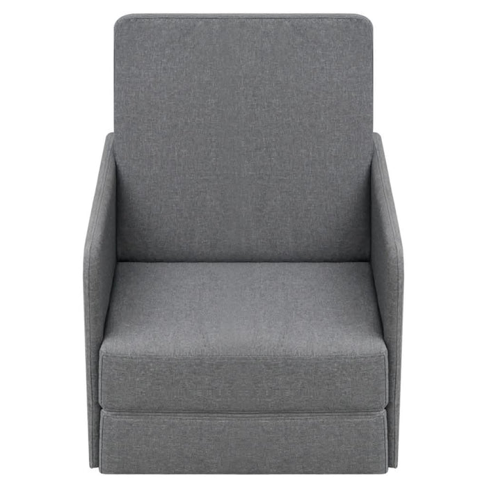 Fotoliu pat extensibil, gri deschis, material textil - WALTI WALTI