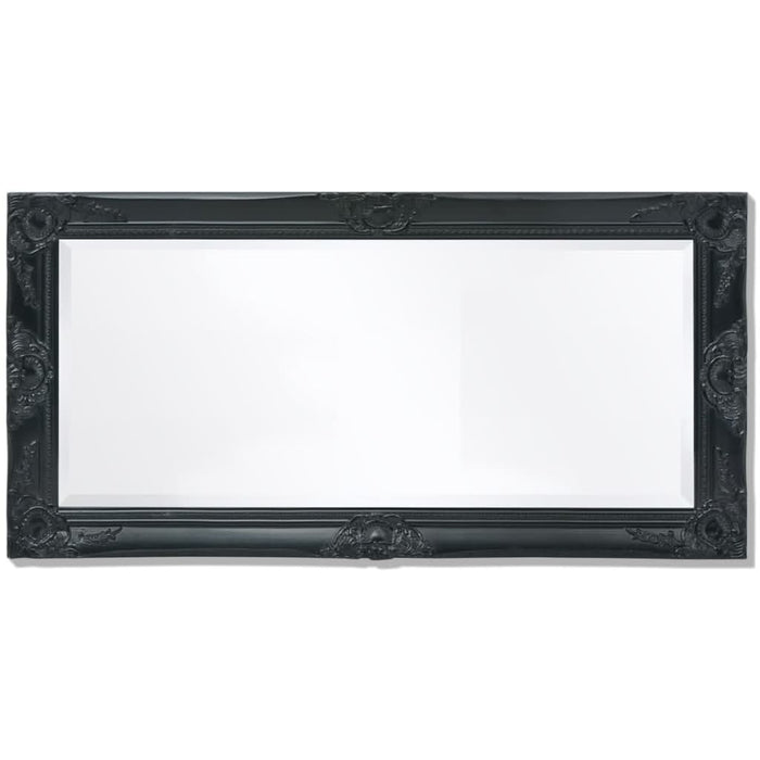 Oglindă de perete în stil baroc, 100 x 50 cm, negru - WALTI WALTI