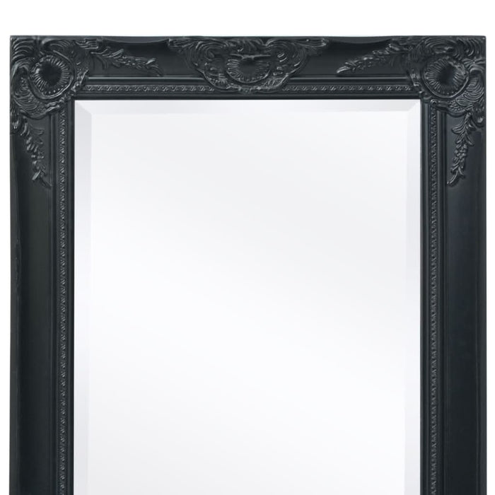 Oglindă de perete în stil baroc, 100 x 50 cm, negru - WALTI WALTI