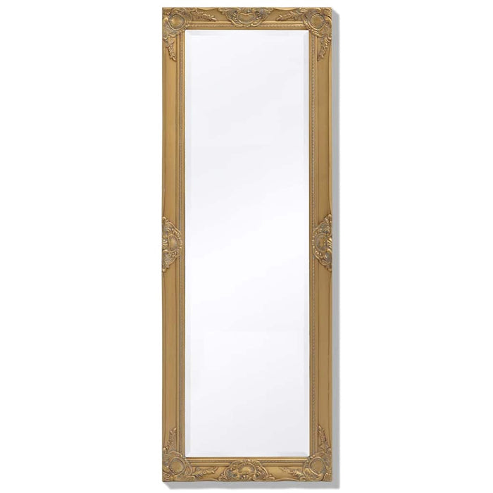 Oglindă verticală în stil baroc 140 x 50 cm auriu WALTI